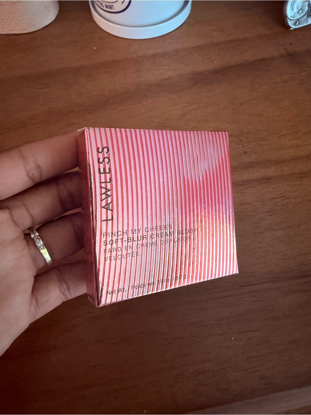 LAWLESS Pinch My Cheeks Cream Blush — Shimmery Pink